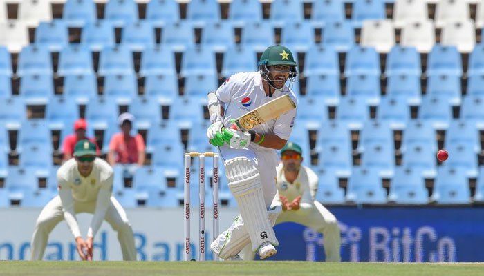 Pakistan's entire team scored 185 runs in South Africa by defending Pavilion